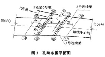 孔跨布置平面图