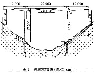 图1 总体布置图(单位：cm)