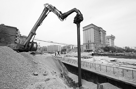 太原南沙河新建路段隧道主体完工