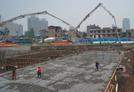 最宽长江隧道—武汉地铁7号线  主体首次混凝土浇筑完成